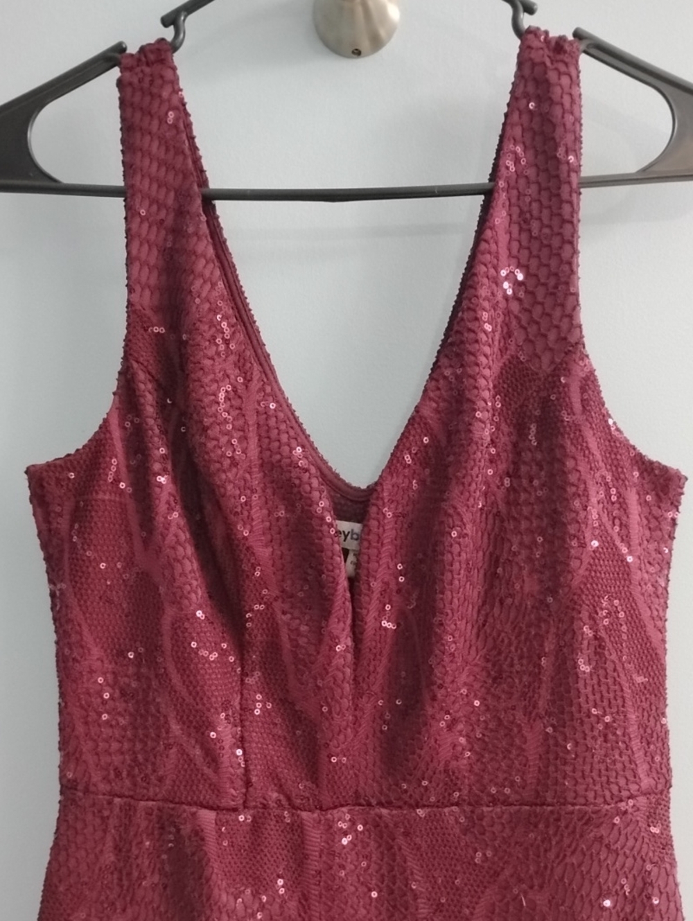 NWOT 💜 Stunning Bailey Blue Deep Purple Sequin Dress Size Small